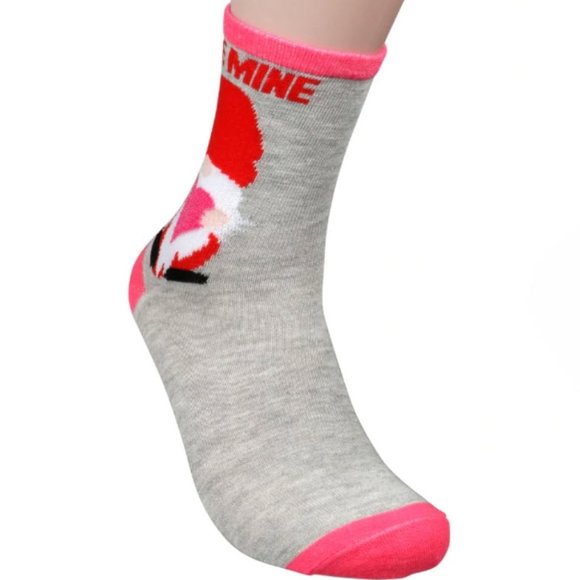 *3/$15* Gnome "BE MINE" Valentine's Day Socks - Picture 3 of 4